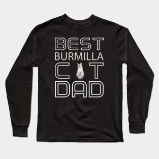 Best Burmilla Cat Dad Long Sleeve T-Shirt